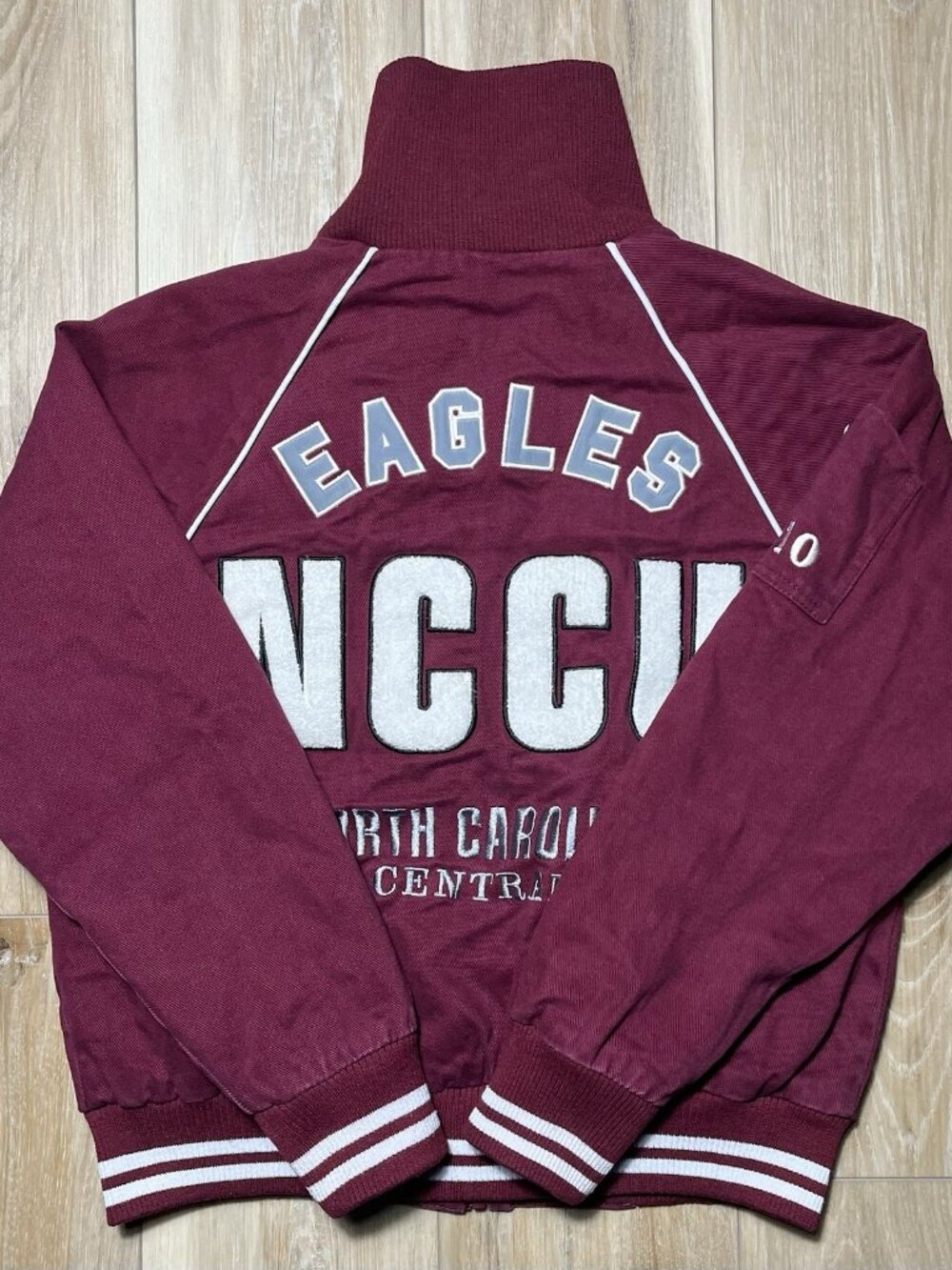 Big Boy North Carolina Central University Red Bomber Jacket - Size Small - Picture 15 of 16